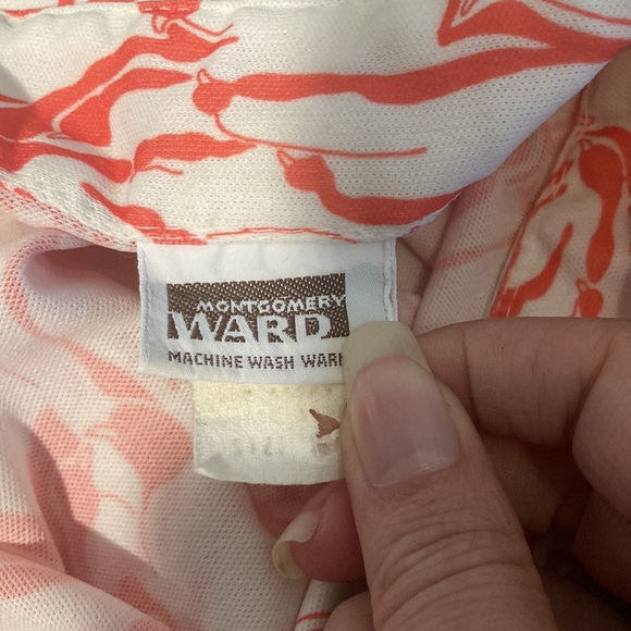 Vintage 70’s Montgomery Ward Penguin Dagger Collar Button Down Shirt - Picture 6 of 6